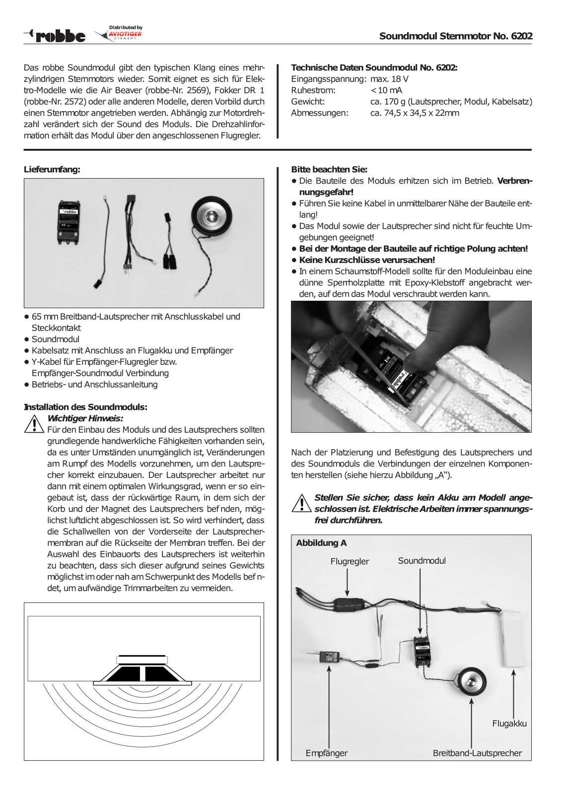 AvioTiger 6202 User Guide