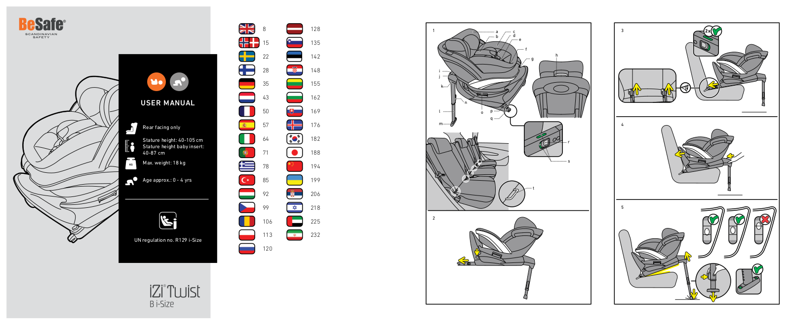 BeSafe iZi Twist B i-Size User manual