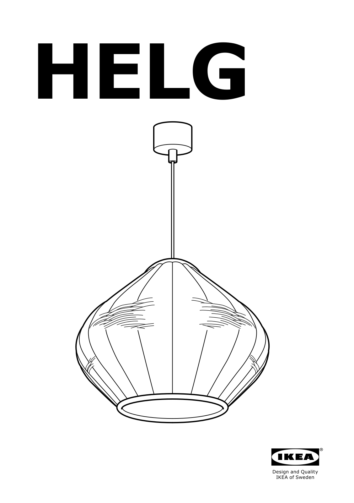 IKEA HELG User Manual