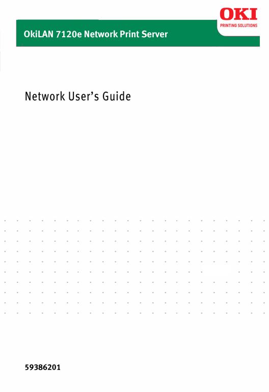 Oki Network 7120e User Manual