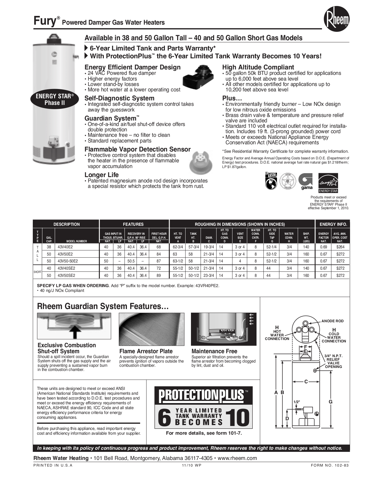 Rudd 43V40SE2 User Manual