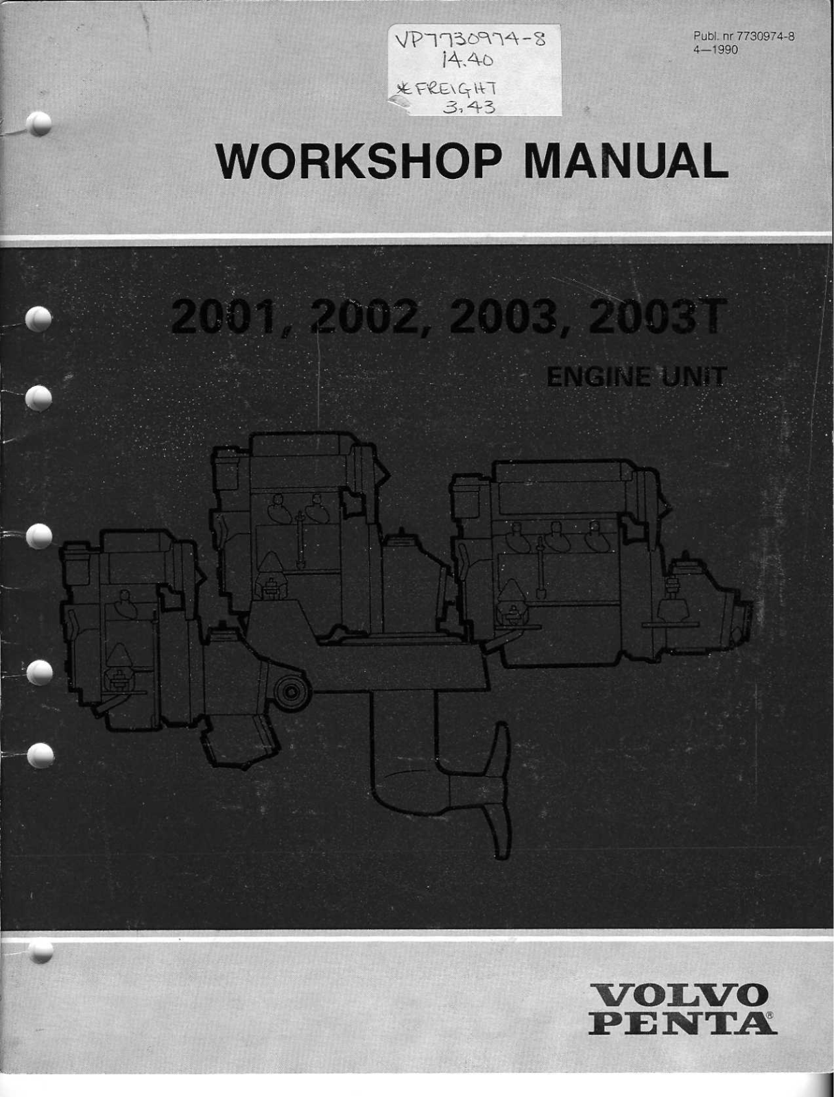 Volvo Penta 2001, 2002, 2003, 2003T Workshop Manual - ManualMachine.com