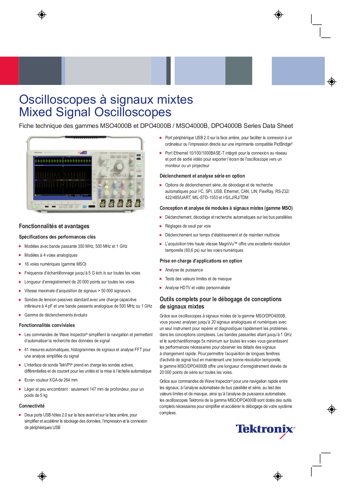 TEKTRONIX DPO4054B, MSO4104B User Manual