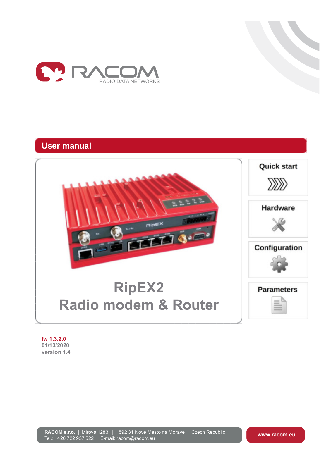 Racom RIPEX2 4A User Manual