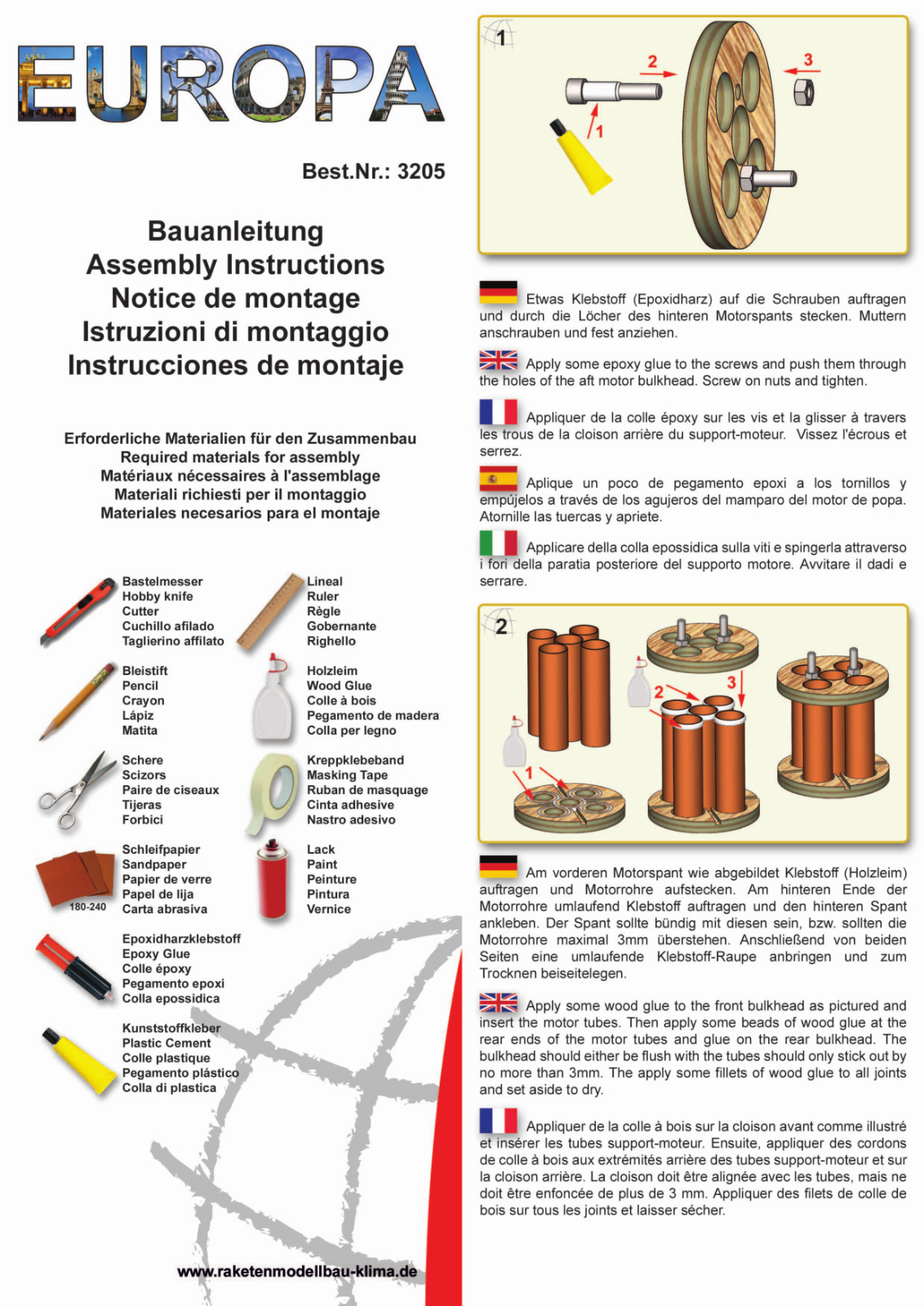 Klima Europa, 3205 User guide - ManualMachine.com