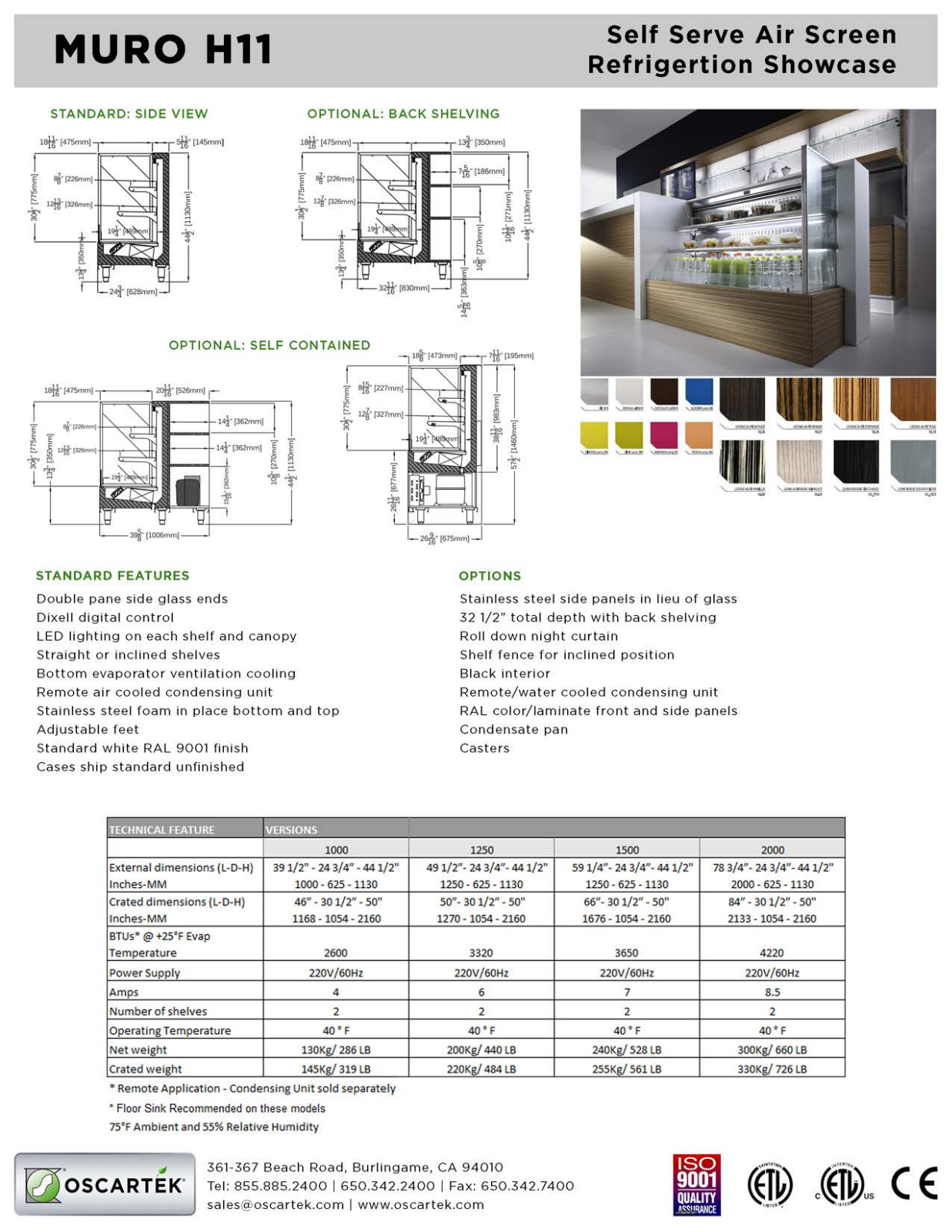 Oscartek MURO H11 1000 User Manual