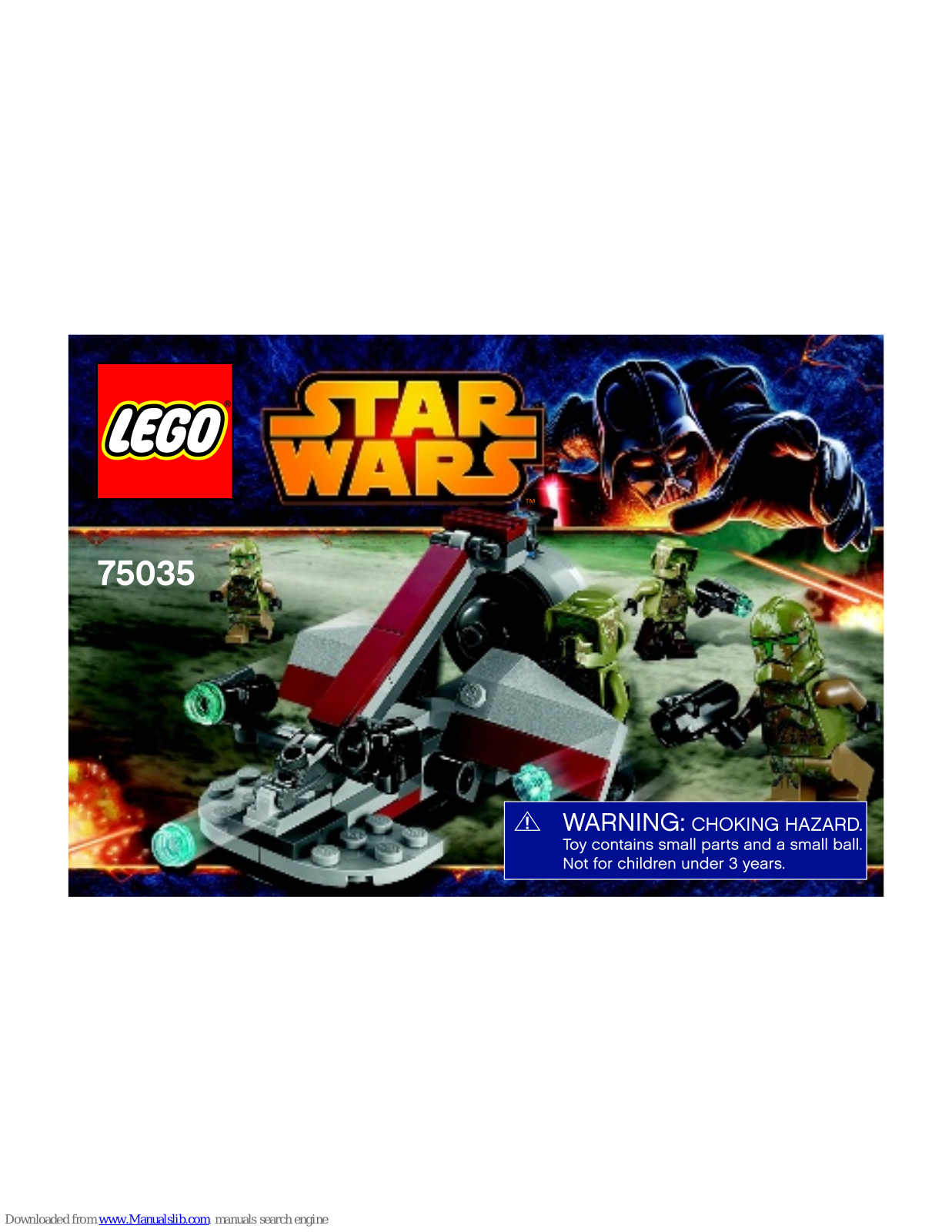 LEGO 75035, Star wars 75035 Instructions Manual