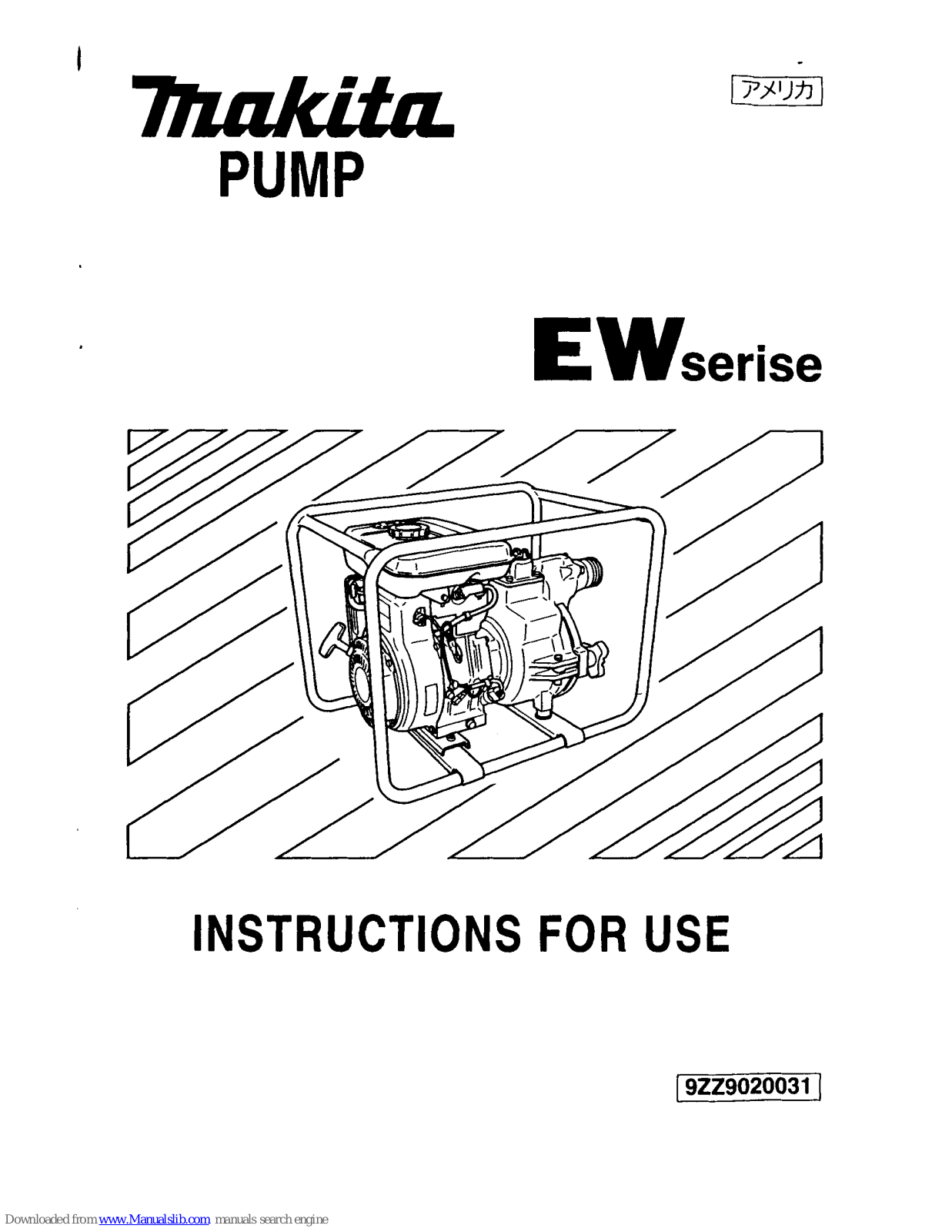 Makita EW Series Instructions For Use Manual