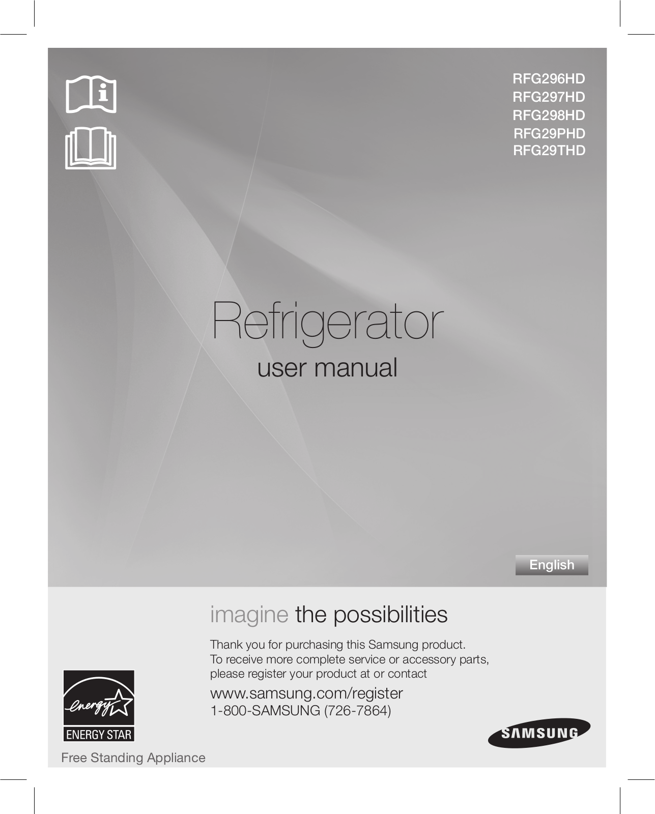 Samsung RFG-297, RFG-29 User Manual