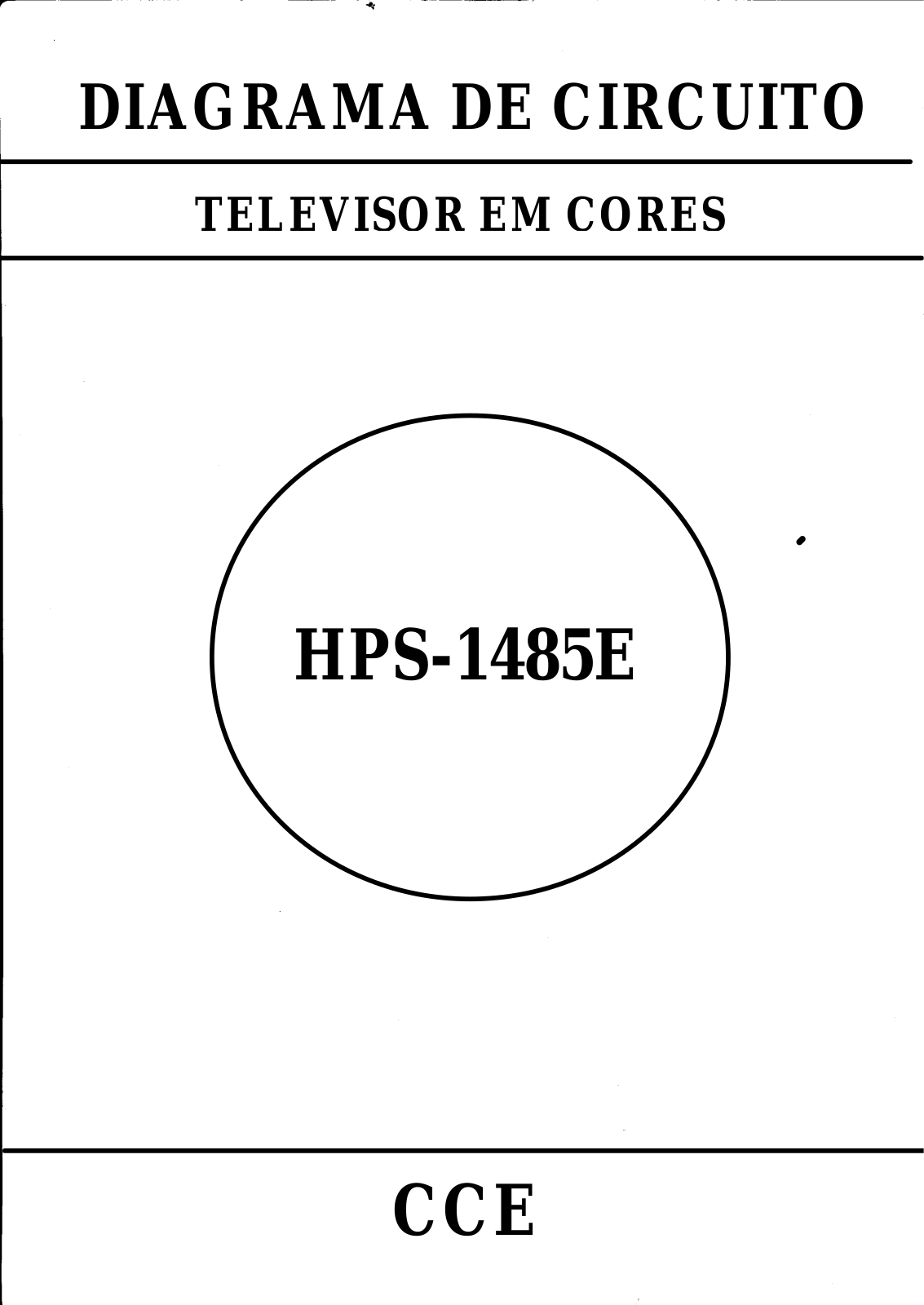 CCE HPS-1485E Diagram