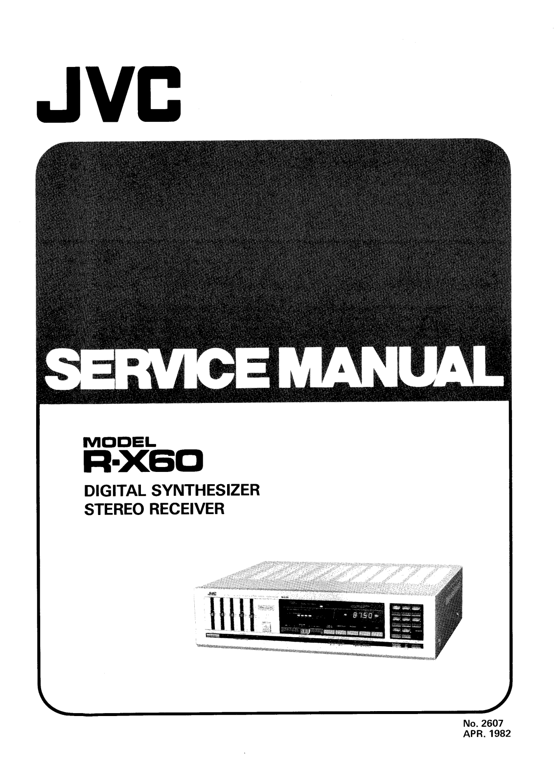 JVC RX-60 Service manual