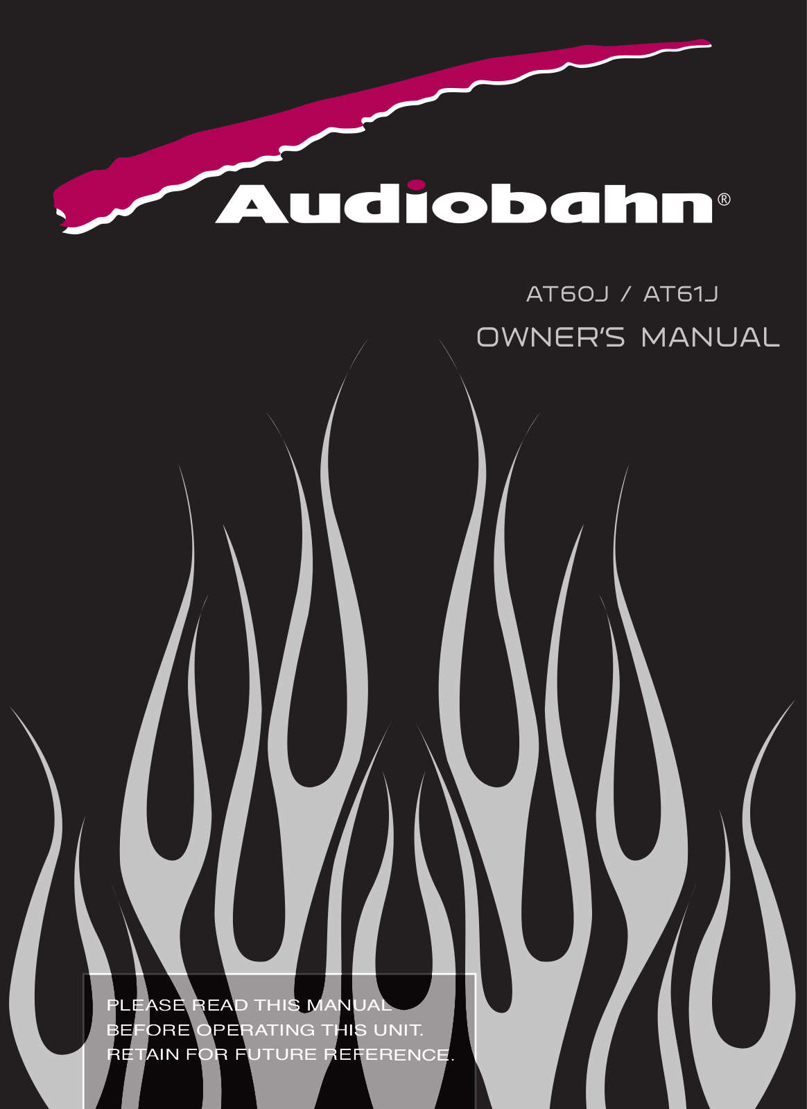 Audiobahn AT60J, AT61J User Manual