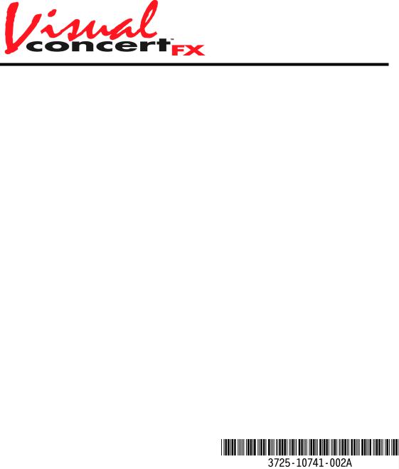 PolyCom Visual Concert FX User Guide
