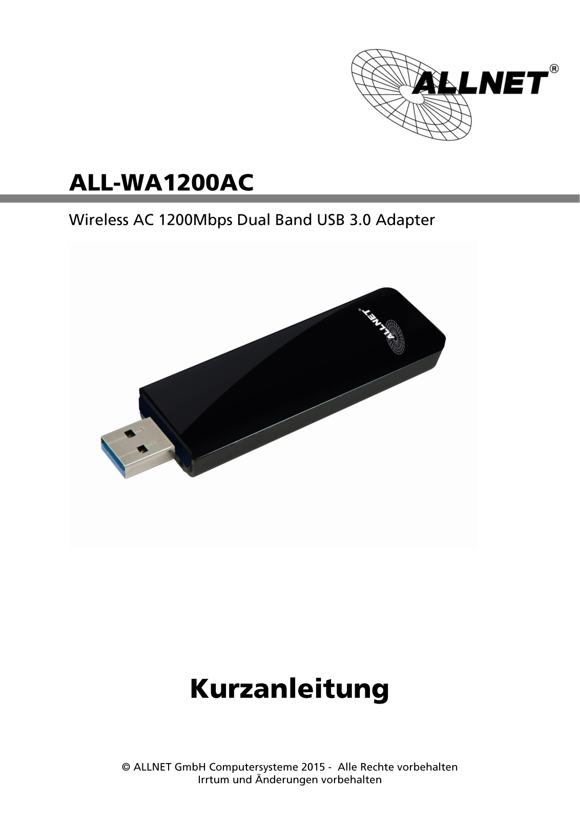 Allnet ALL-WA1200AC User manual