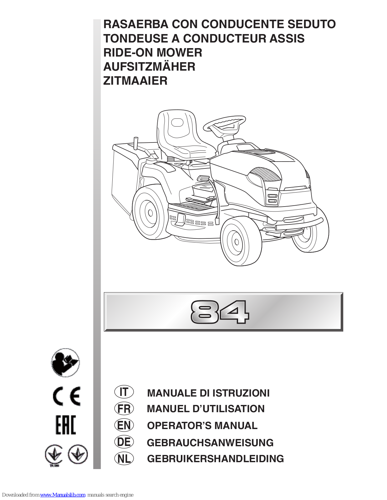 EMAK 84 Operator's Manual