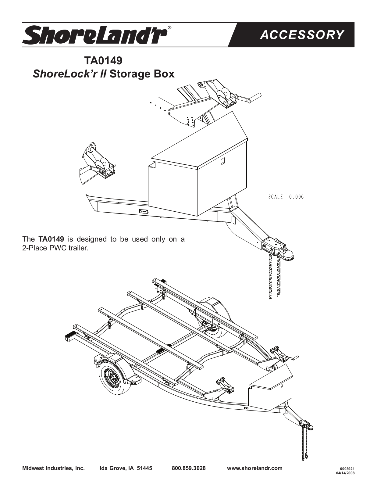 ShoreLand'r TA0149 User Manual