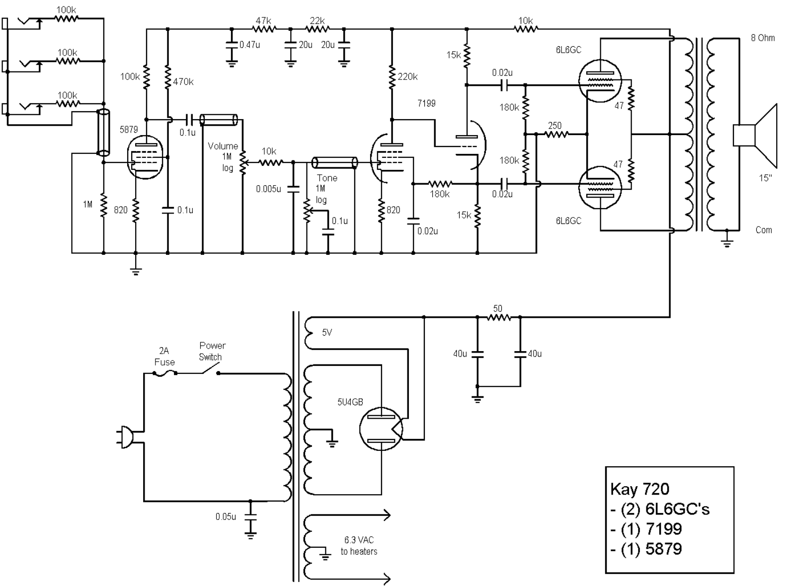 Kay 720 schematic