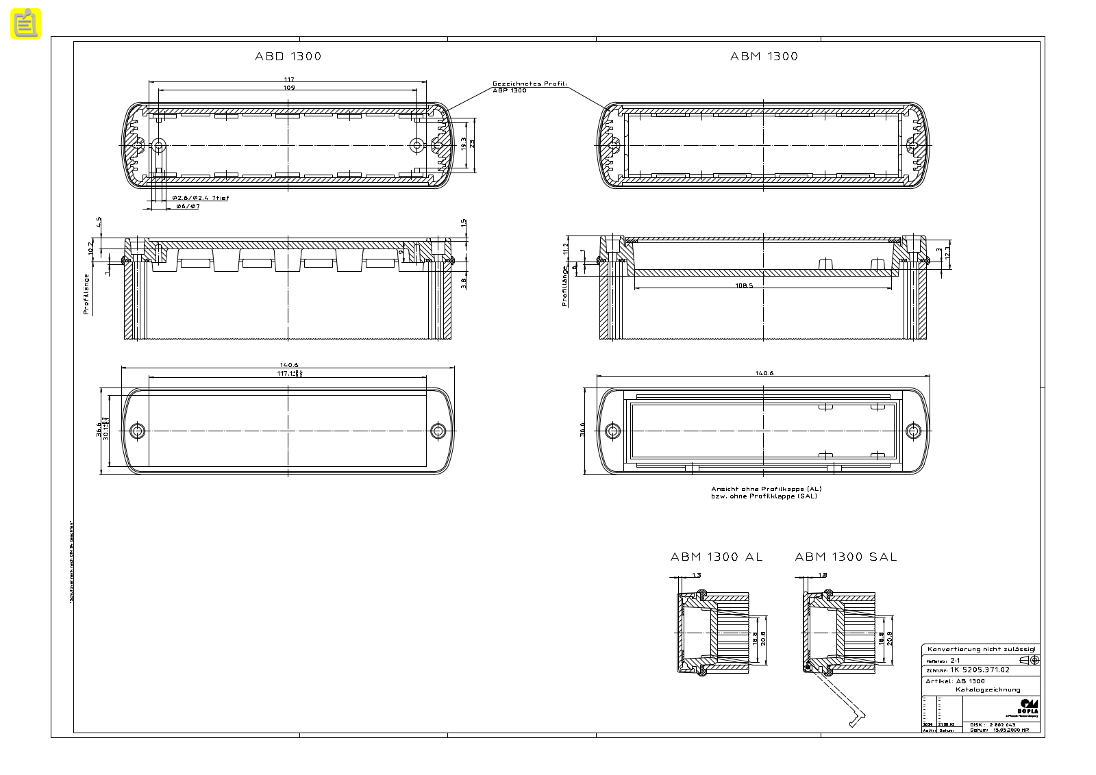 BOPLA ABD 1300 Datasheet - ManualMachine.com