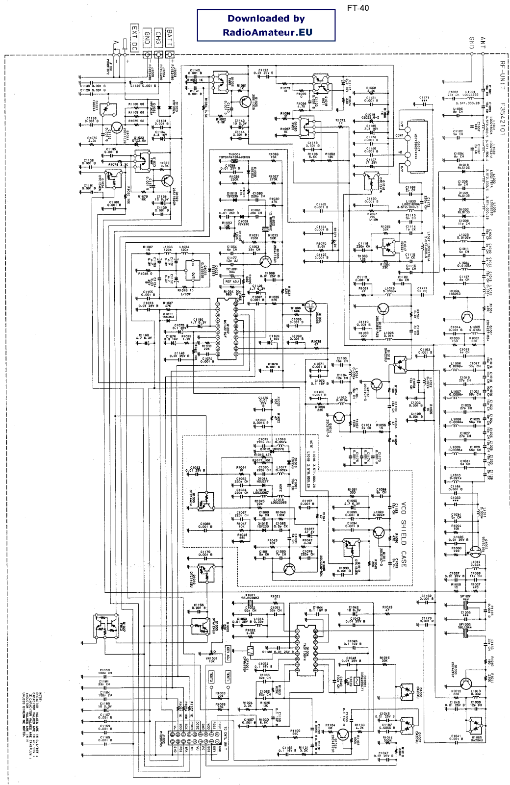 Yaesu FT40 Schematic