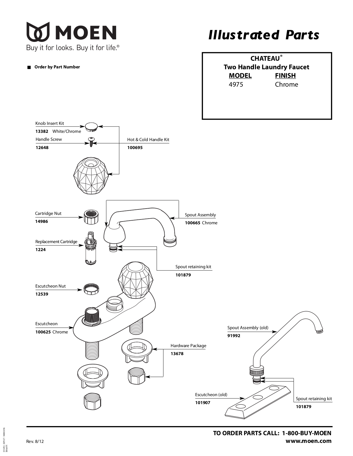 Moen MOE2466 Exploded Parts - ManualMachine.com