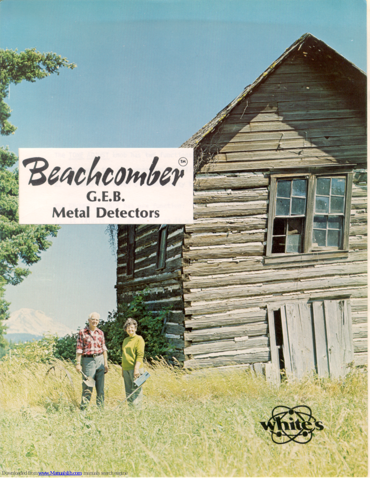 White’s Electronics Beachcomber G.E.B. Operating Instructions Manual - ManualMachine.com