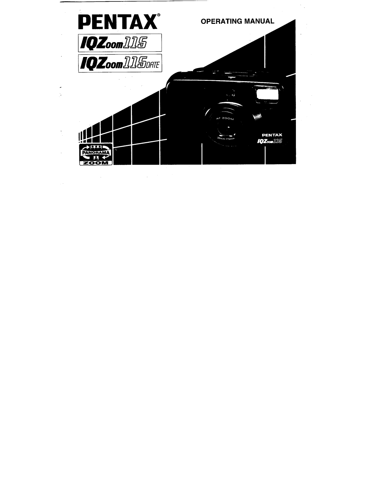 Pentax IQZoom 115 Operating Manual