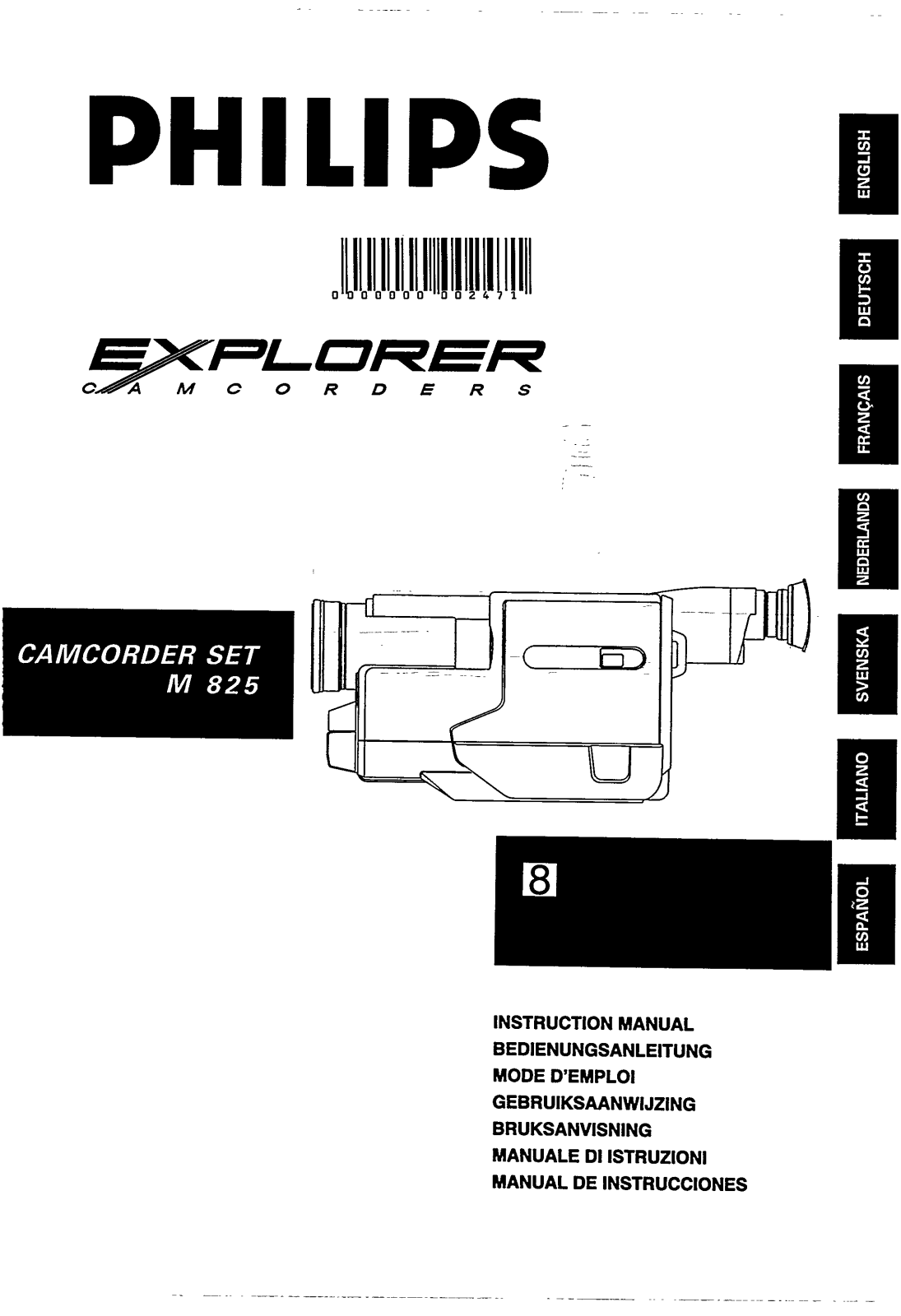 Philips M825/21, M825 User Manual