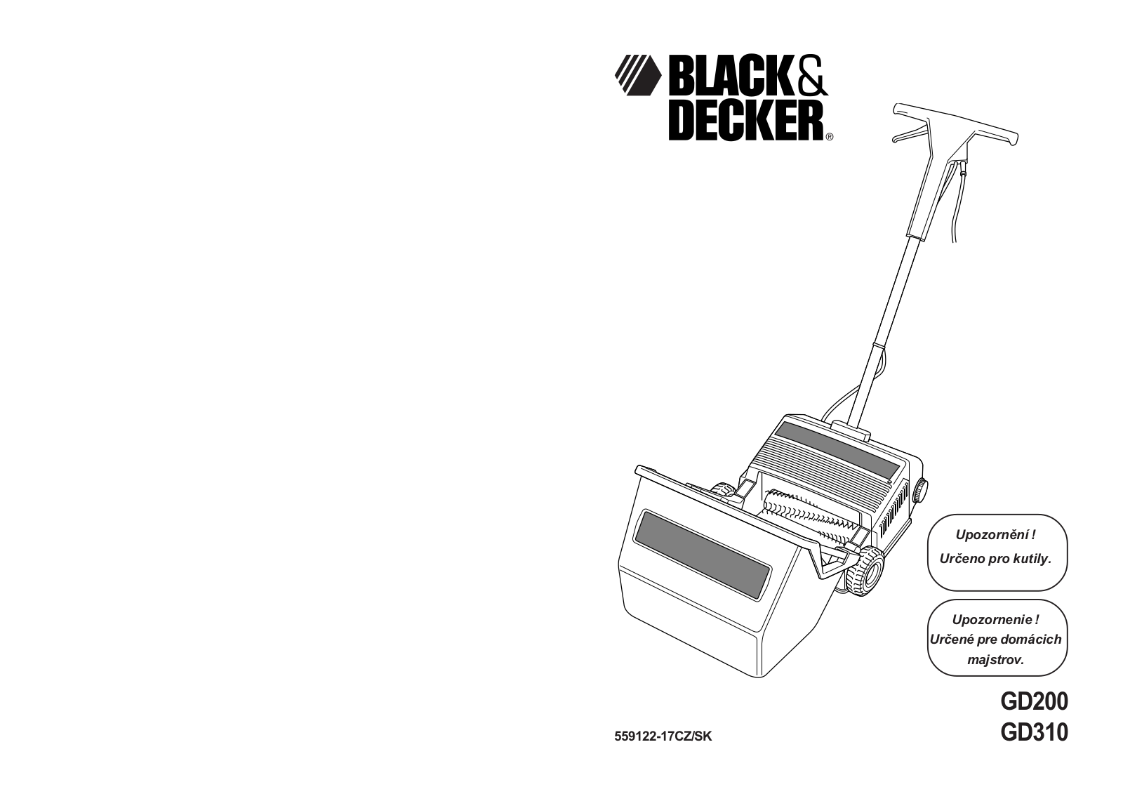 Black & Decker GD200 User Manual