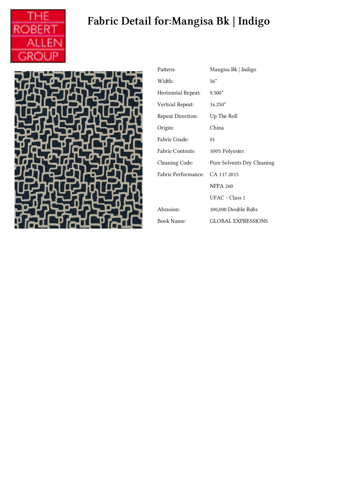 Robert Allen RALF1913 Specifications - ManualMachine.com