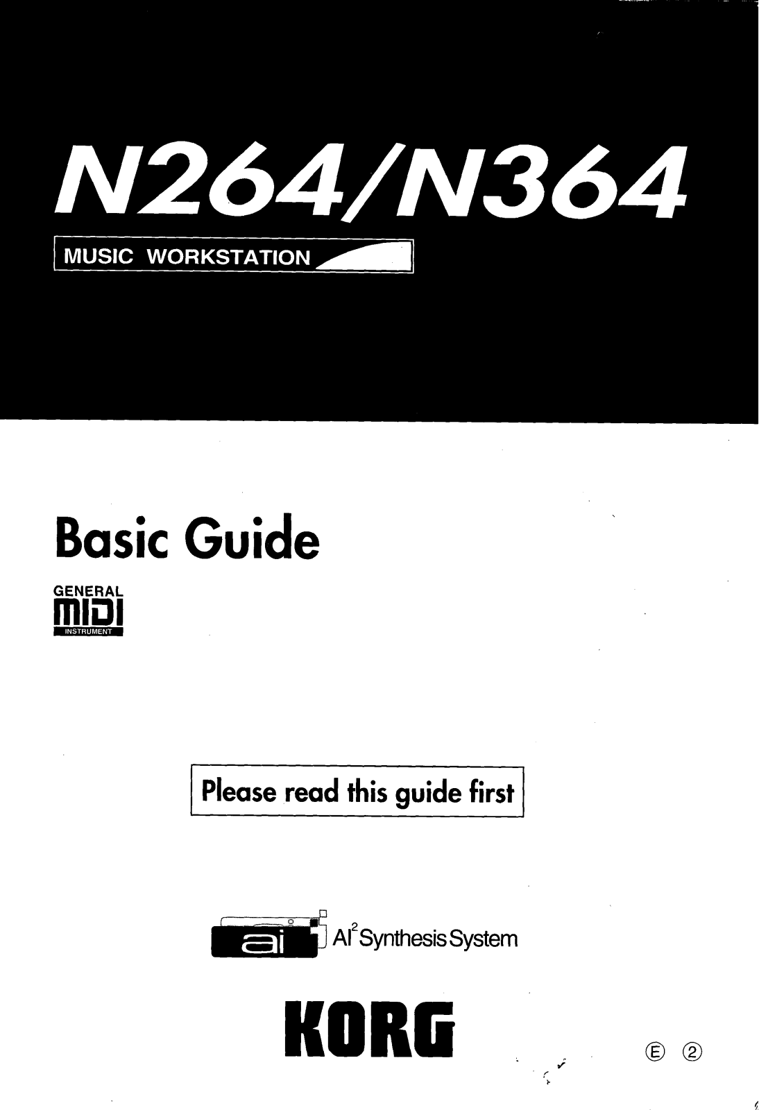 Korg N364 User's Manual