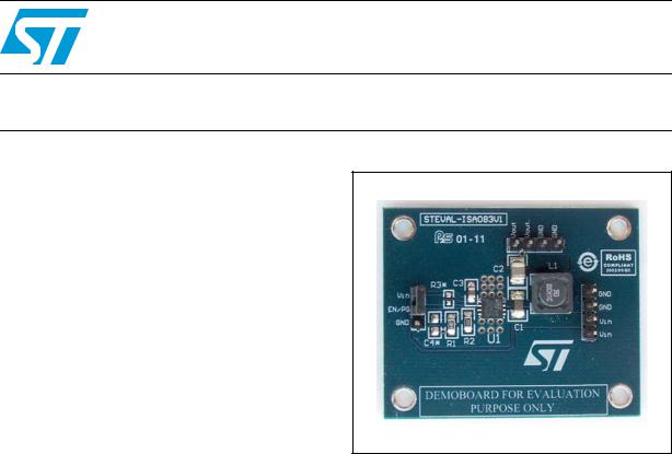 ST ISA083V1 User Manual