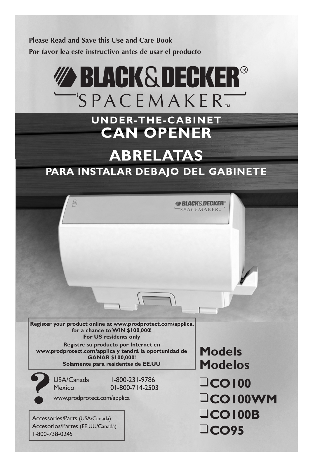 Black & Decker CO100B User Manual