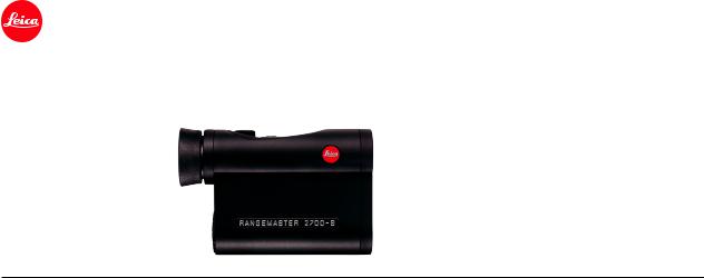 Leica Rangemaster CRF 2700-B User Manual
