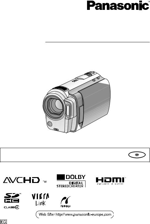 Panasonic HDC-TM10, HDC-SD10 User Manual