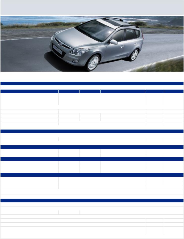 Hyundai I30CW BROCHURE