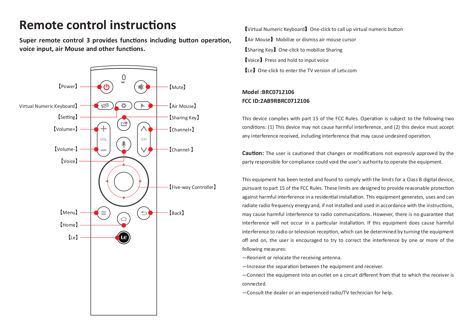 Suzhou Bescon Electronics BRC0712106 User Manual