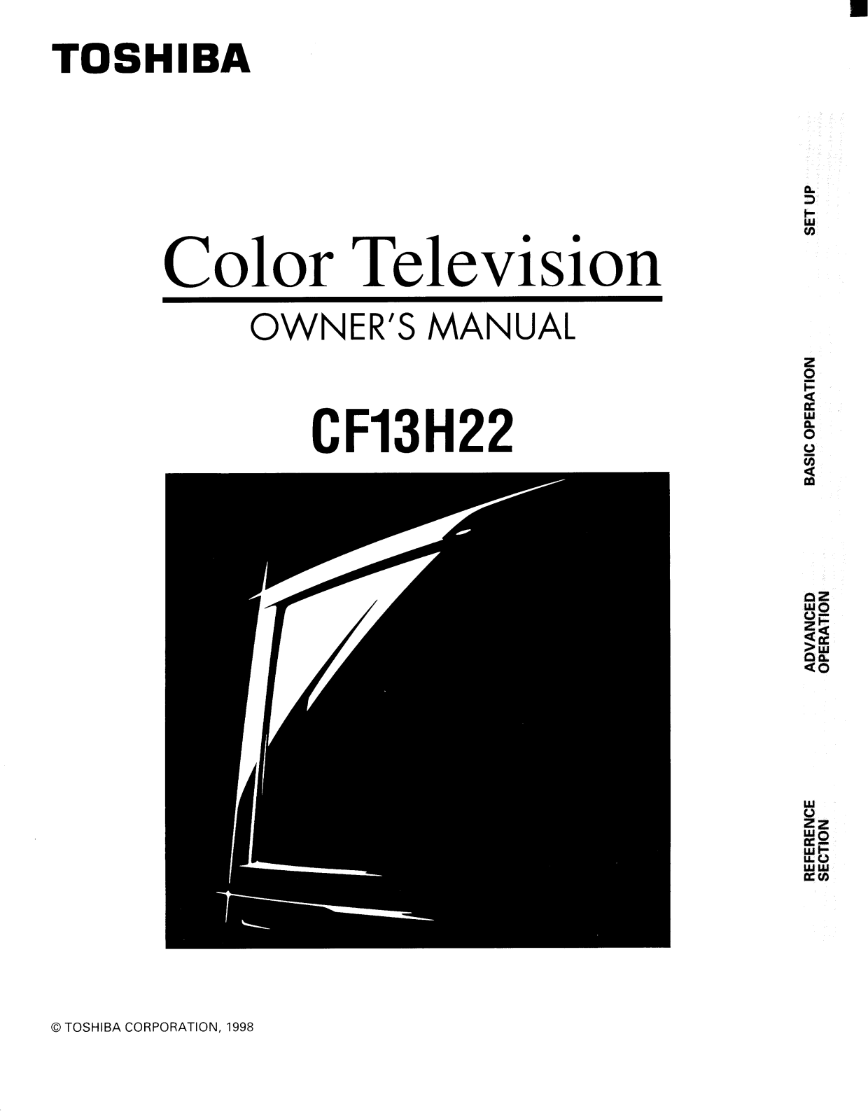 Toshiba CF13H22 User Manual