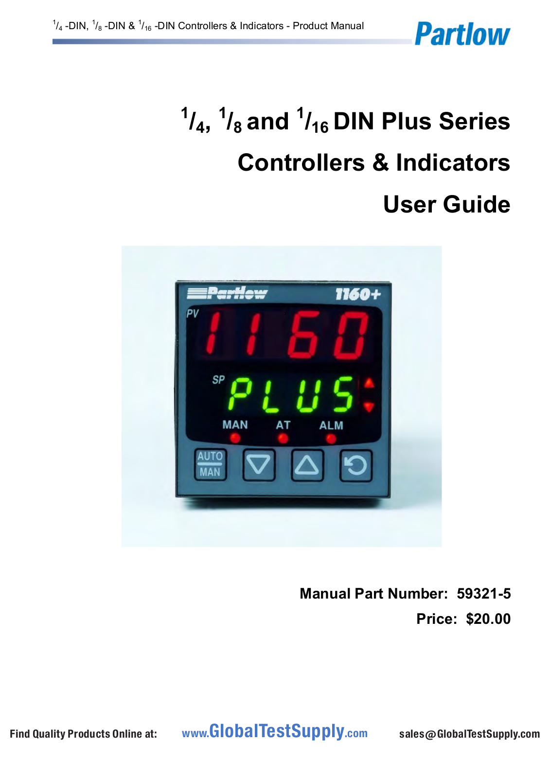 Partlow P1400300000 User manual - ManualMachine.com