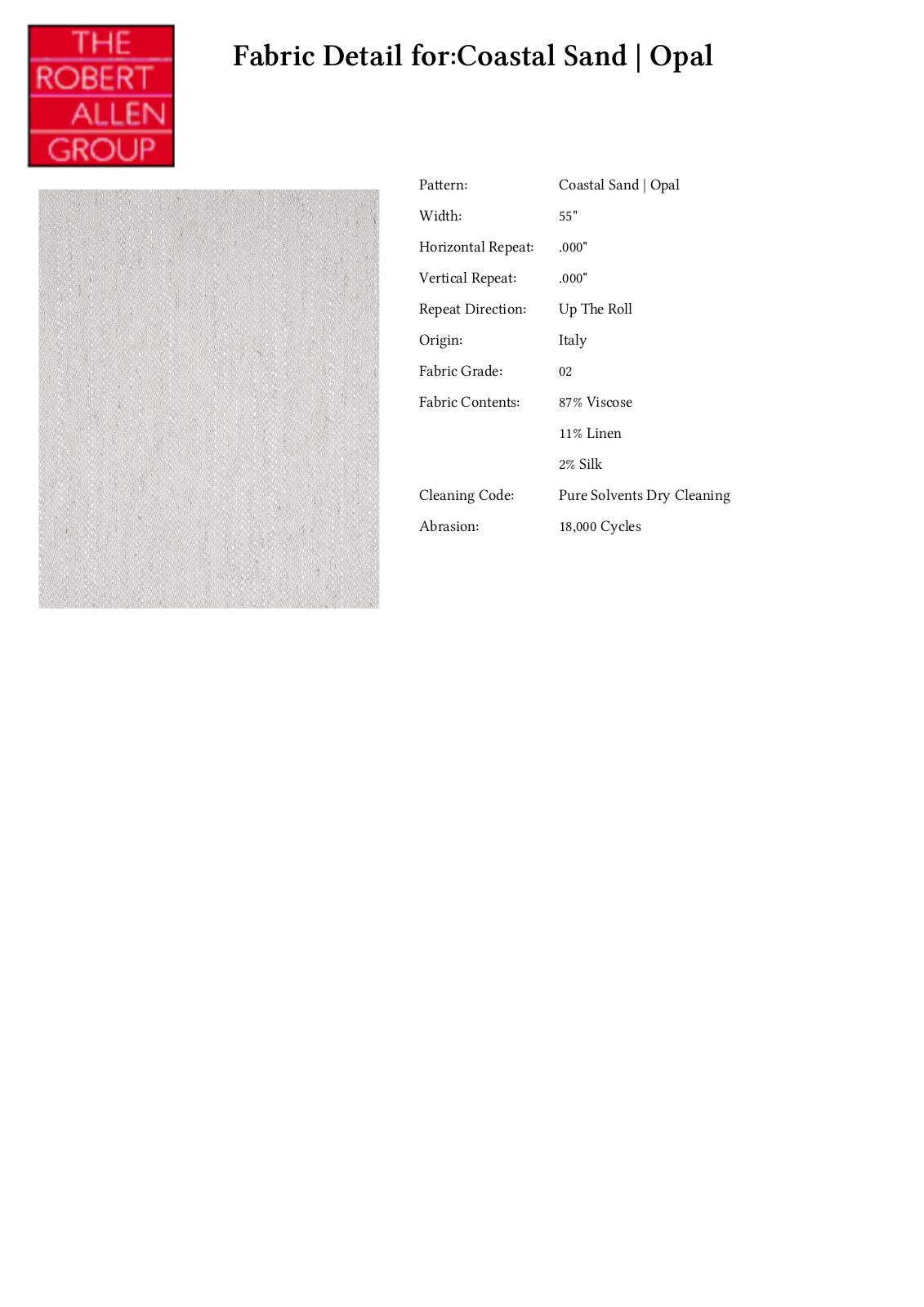 Robert Allen RALF1070 Specifications - ManualMachine.com