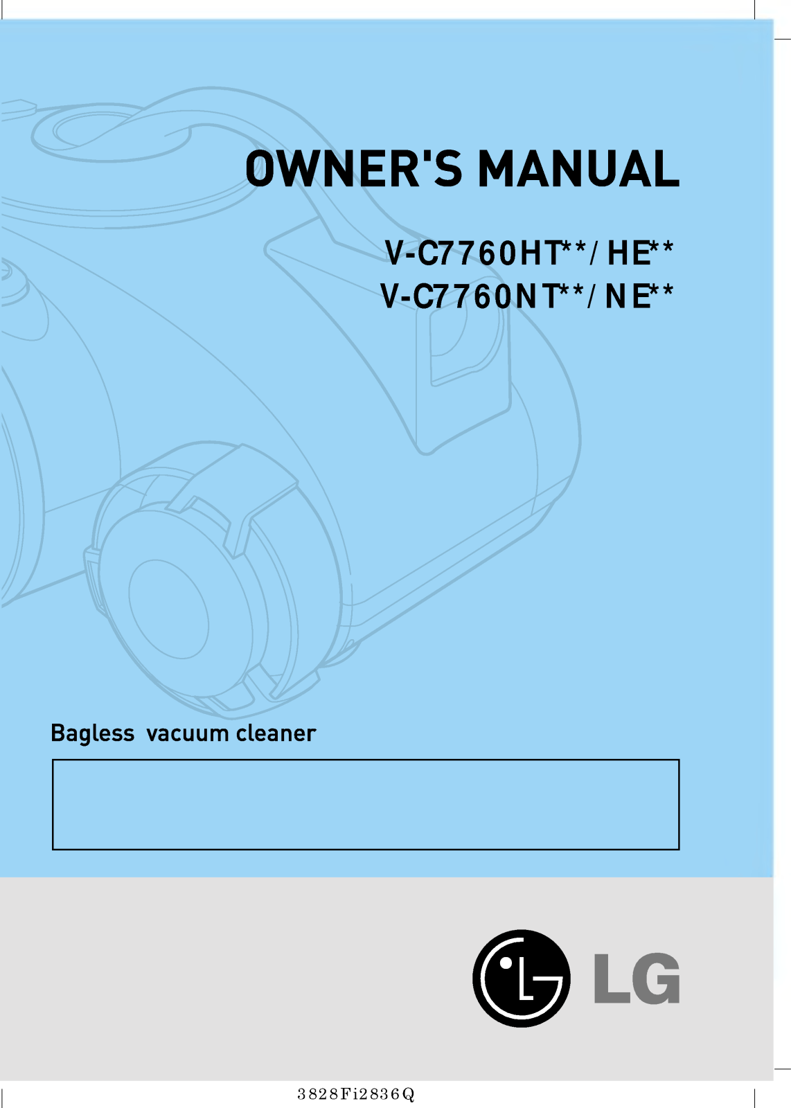 Lg V-C7760HEQS, V-C7760HEQB Owners Manual