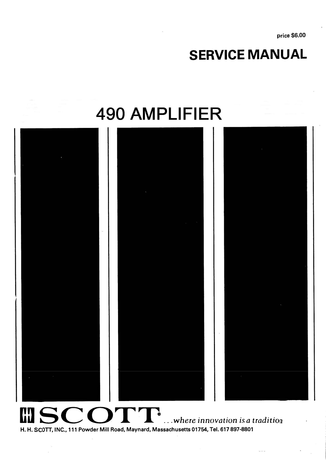 Scott 490, 490S Service Manual