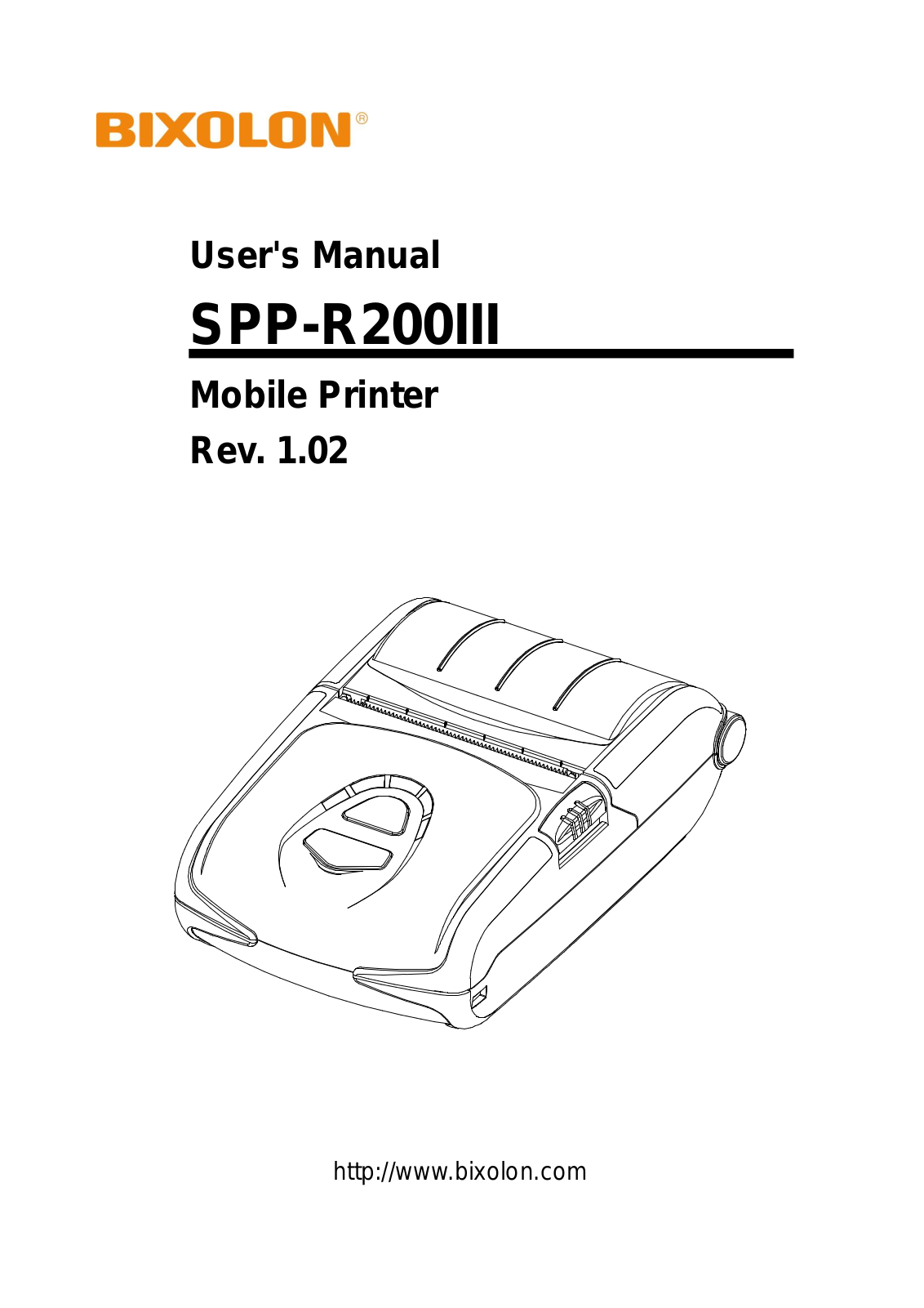 BIXOLON SPP-R200III User guide