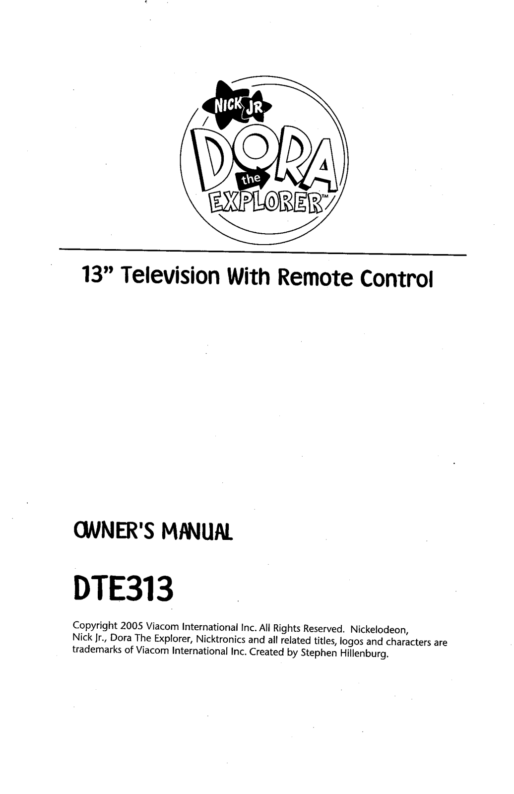 EMERSON DTE313 User Manual