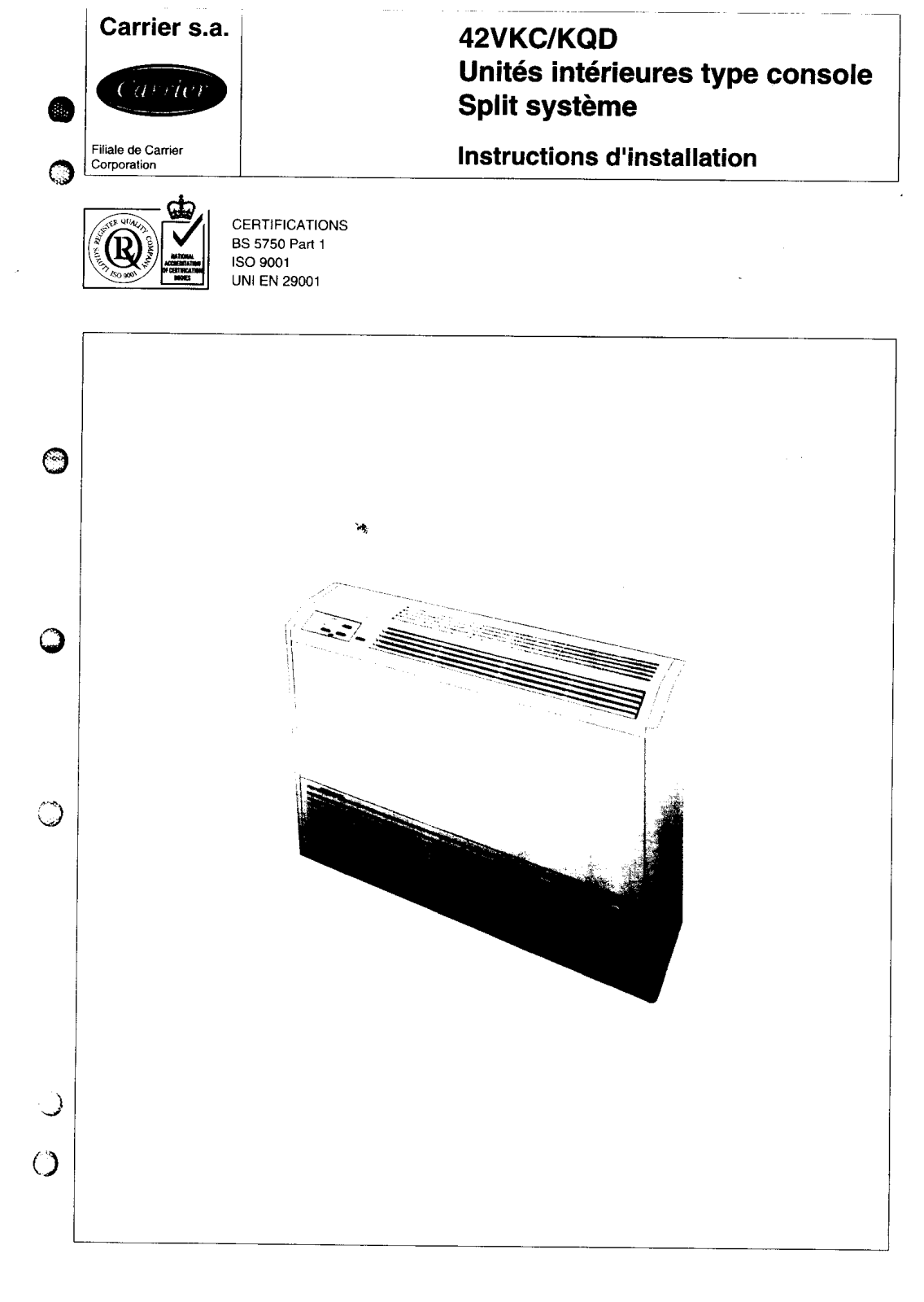 Carrier 42VKCIOM User Manual