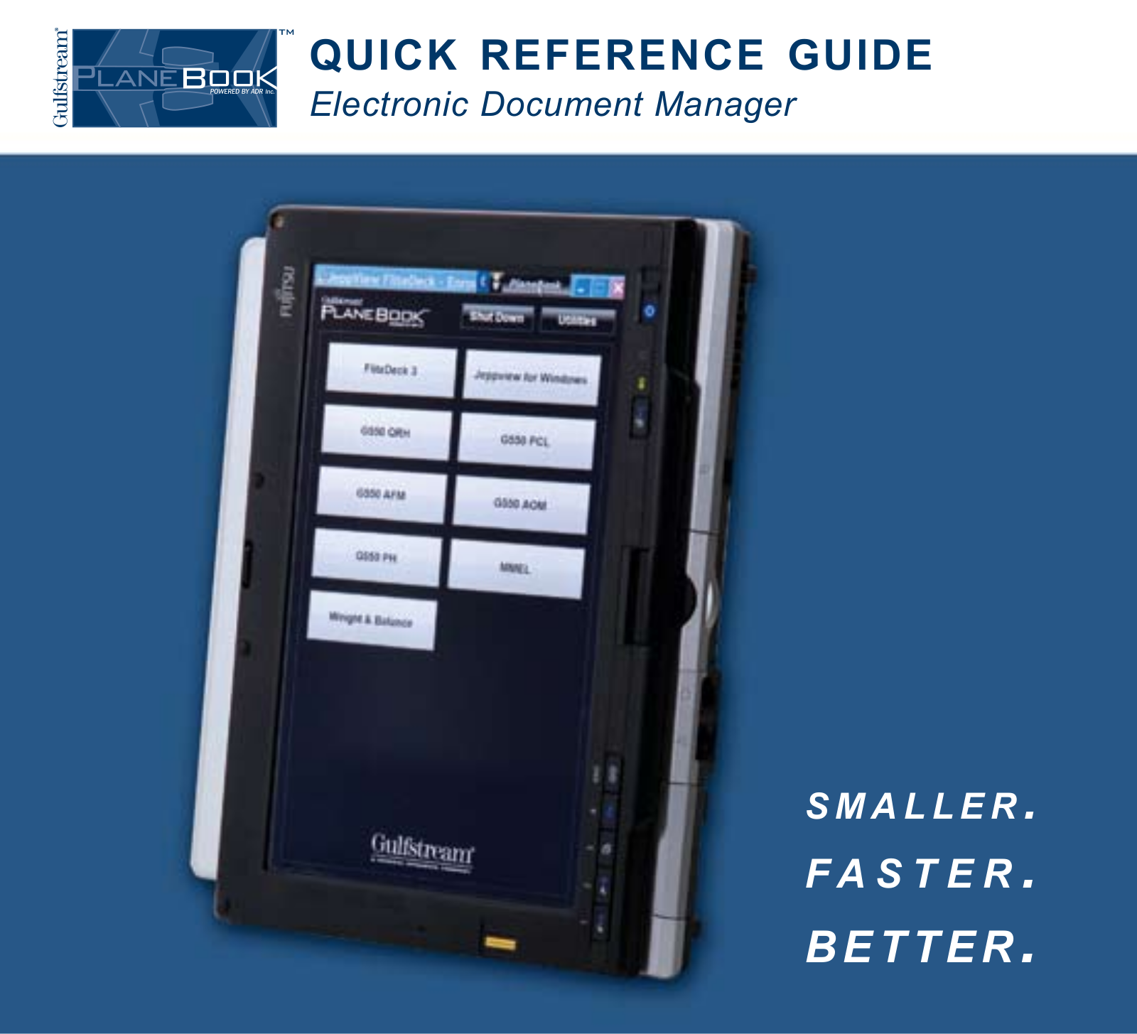 Gulfstream PlaneBook Quick Reference Manual