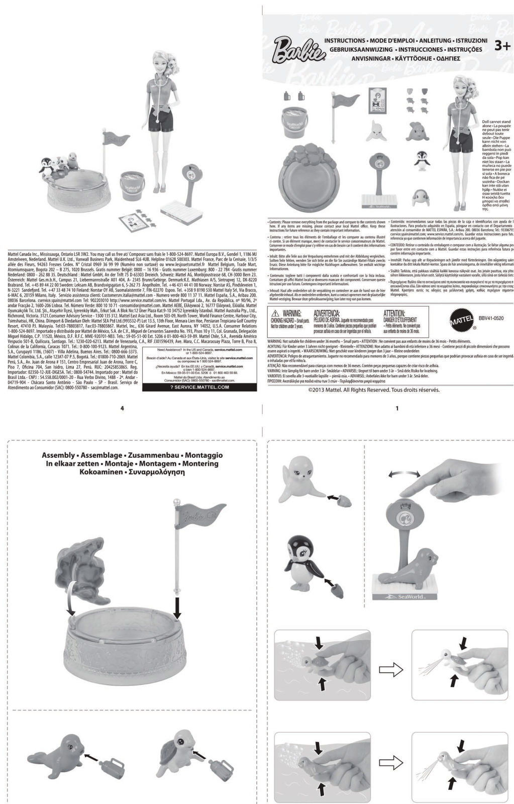 Mattel BBV41-0520 User Manual