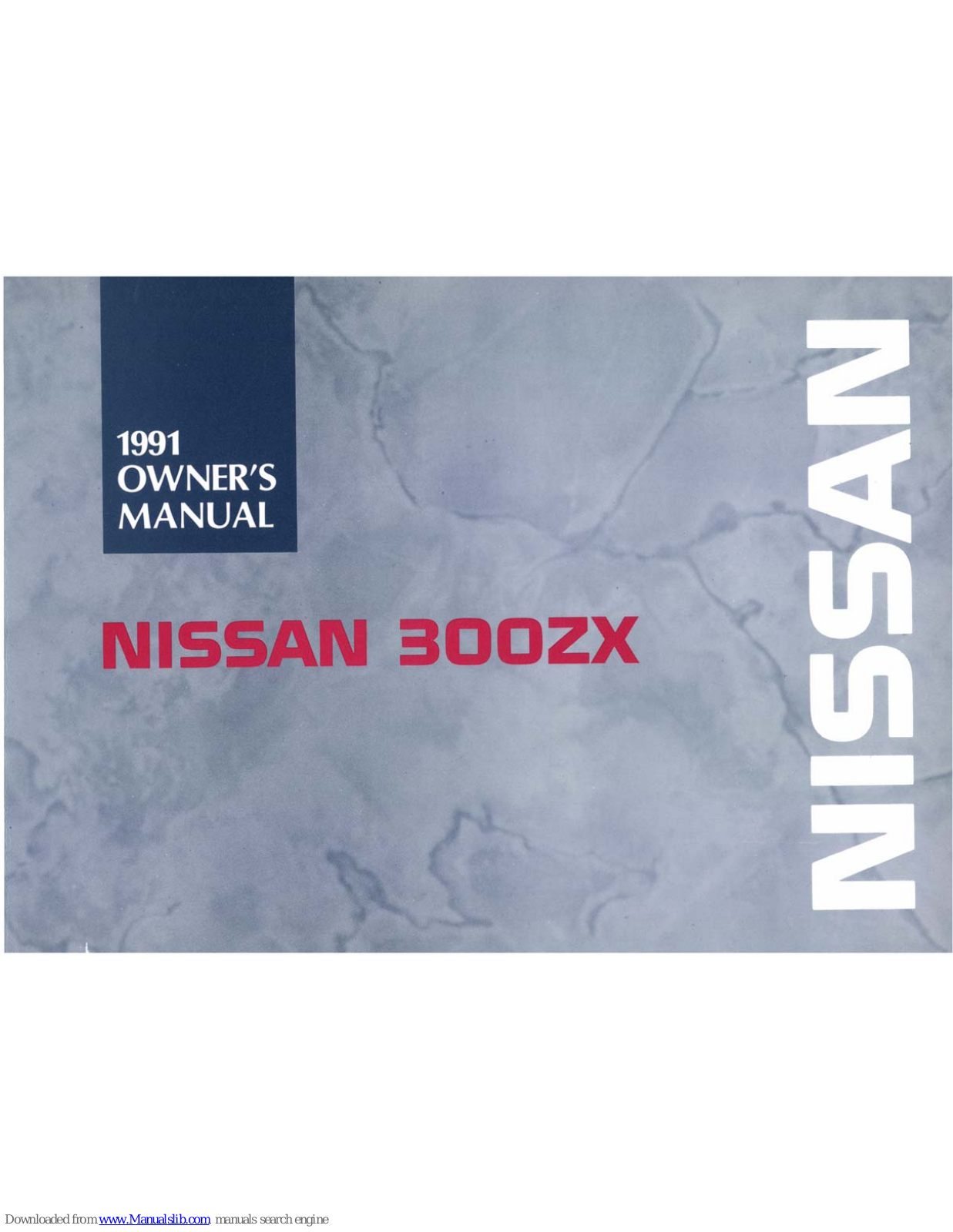 Nissan 300 ZX 1991 User Manual