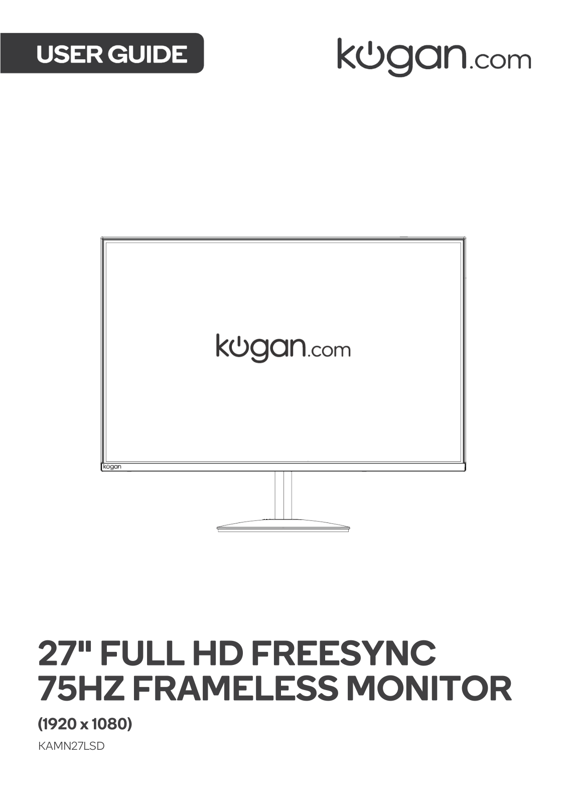 Kogan KAMN27LSD User Manual - ManualMachine.com