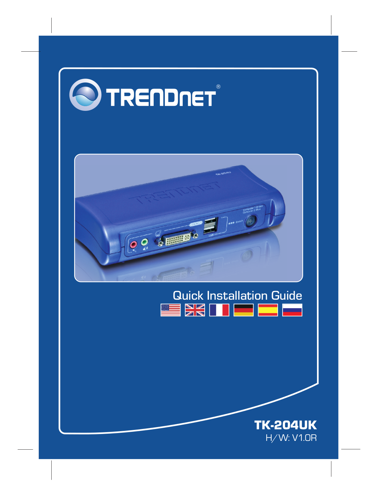 TRENDnet TK-204UK User Manual