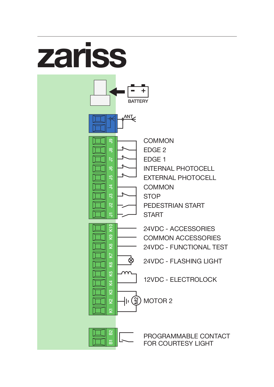 V2 Zariss Wiring Diagram